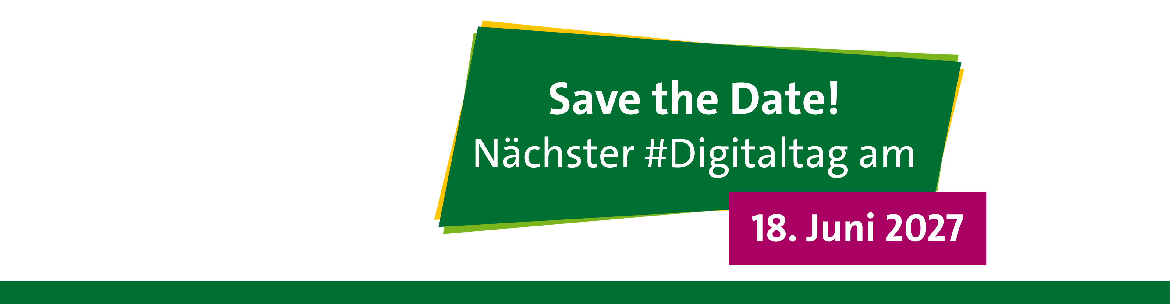 Header: Save the Date! Nächster Digitaltag am 18. Juni 2027