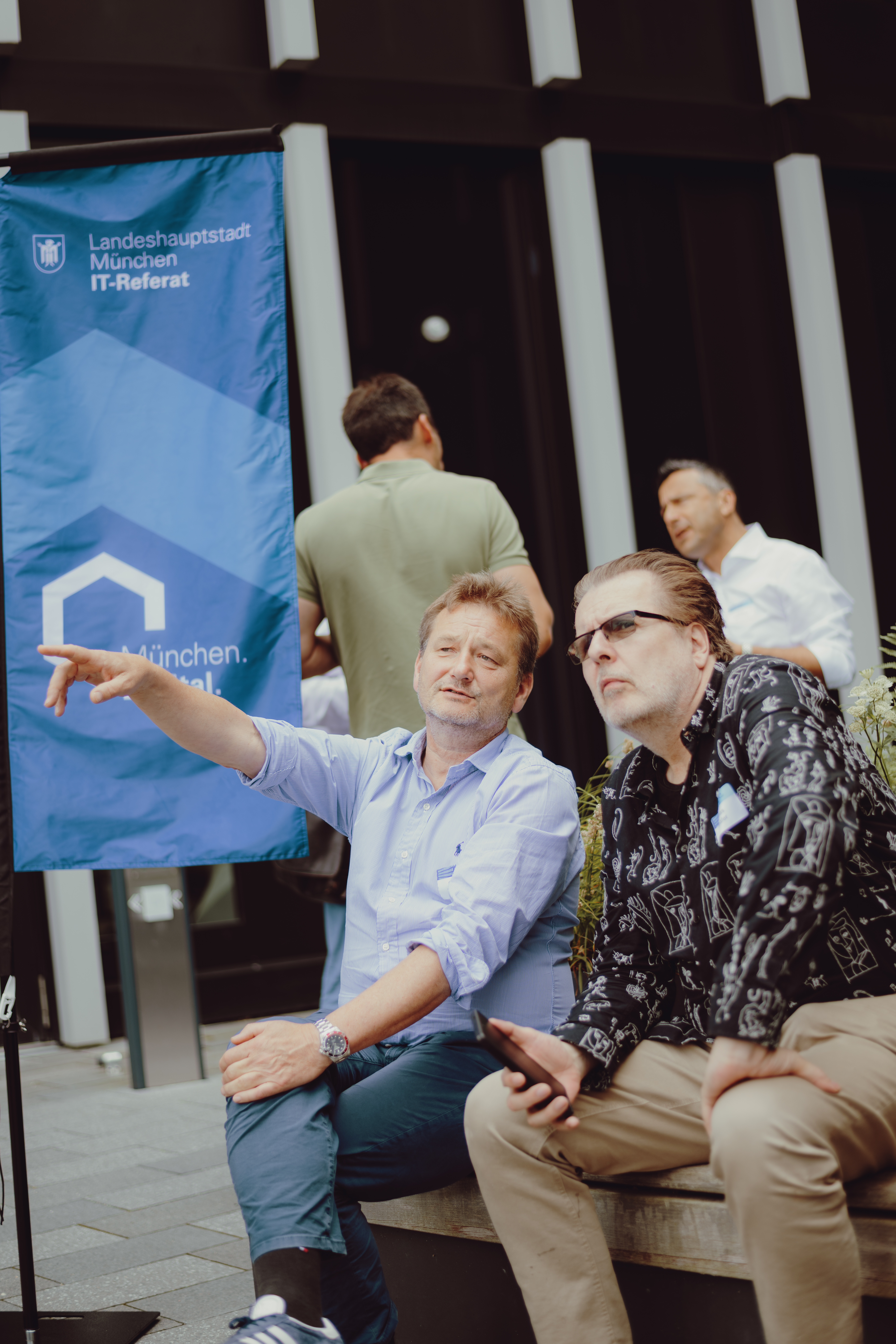  Foto von der Digitaltag-Aktion der Stadt München zum Thema „Open Source & Digitale Souveränität“