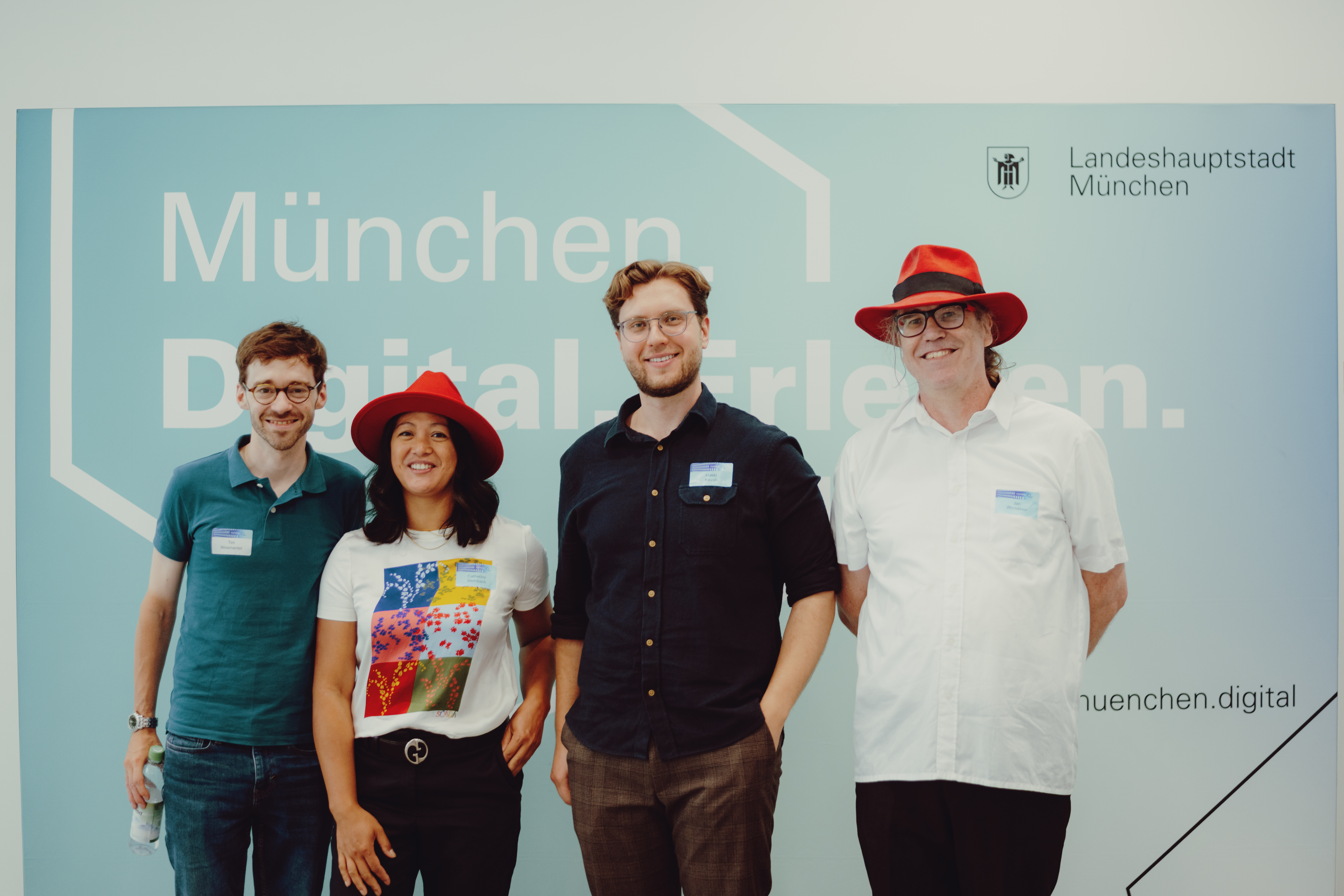  Foto von der Digitaltag-Aktion der Stadt München zum Thema „Open Source & Digitale Souveränität“