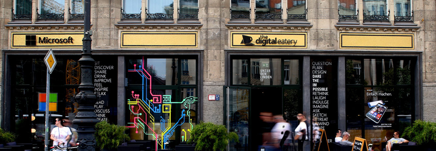 Foto der Digital Eatery von Microsoft in Berlin